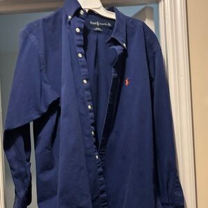 Polo Ralph Lauren vintage 1990s men’s button up collared shirt size large! Rare!